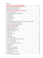 Tài liệu tự học phần mềm solidwork