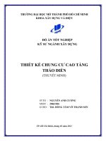 Thiết kế chung cư cao tầng Thảo Điền