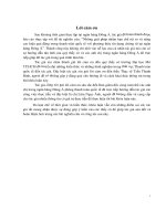 Những giải pháp nhằm hạn chế rủi ro và nâng cao hiệu quả hoạt động tại phòng thanh toán quốc tế với phương thức tín dụng chứng từ tại ngân hàng Đông Á