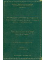 The difficulties in applying the knowledge and teaching skills to English teaching at secondary schools proposed solutions