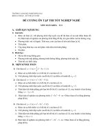 đề cương ôn thi tốt nghiệp môn toán (2)