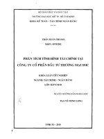 Phân tích tình hình tài chính tại công ty cổ phần đầu tư thương mại SMC