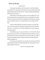 ĐỒ ÁN CHI TIẾT MÁY thiết kế hộp giảm tốc