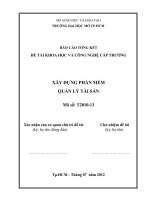 Xây dựng phần mềm quản lý tài sản