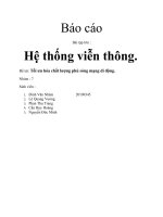 tối ưu hóa chất lượng phủ sóng mạng di động