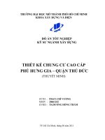 Thiết kế chung cư cao cấp Phú Hưng Gia Quận Thủ Đức