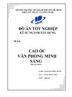 Cao ốc văn phòng Minh Sáng Đồ án xây dựng