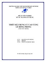 Thiết kế chung cư cao tầng Lê Hồng Phong