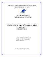 Thiết kế chung cư cao cấp Bình Thạnh