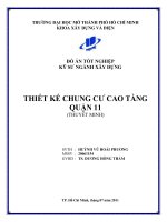 Thiết kế chung cư cao tầng quận 11