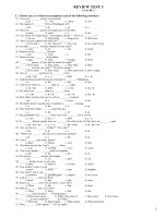 Kiểm tra tiếng anh cơ bản