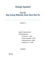 Dự Án Xây Dựng Website Giao Dịch Địa Ốc