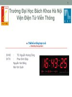 slide BTL IC số : đồng hồ báo giờ điện tử