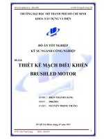 Thiết kế mạch điều khiển Brushled Motor