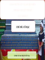 thuyết trình về sự cô đặc