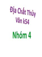 Bài thuyết trình địa chất khu vực nam việt nam
