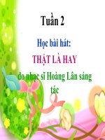 bài giảng âm nhạc 2 bài 2 học hát thật là hay