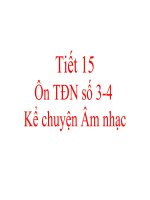 bài giảng âm nhạc 5 tiết 15 ôn tập tập đọc nhạc số 3 và 4