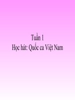 bài giảng âm nhạc 3 bài 1 học hát quốc ca việt nam