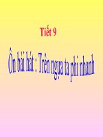 bài giảng âm nhạc 4 tiết 9 tập đọc nhạc tđn số 2