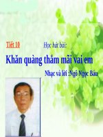 bài giảng âm nhạc 4 tiết 10 học hát khăn quàng thắm mãi vai em