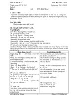 GIÁO ÁN ĐẠI SỐ LỚP 9 HỌC KÌ 1