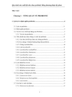 quy trình sản xuất bột sữa chua probiotic bằng phương pháp sấy phun