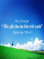 bài giảng âm nhạc 5 tiết 5 tập đọc nhạc tđn số 2