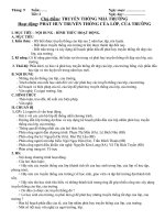 GIÁO ÁN GIÁO DỤC HOẠT ĐỘNG NGOẢI GIỜ LÊN LỚP 8