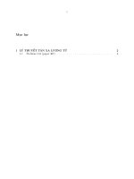 lý thuyết tán xạ điện tử