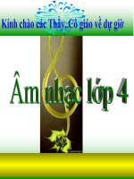 bài giảng âm nhạc 4 tiết 6 tập đọc nhạc tđn số 1