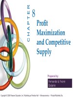 slide bài giảng kinh tế vi mô tiếng anh ch08 competitive supply