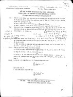 đề thi cao học toán cơ bản đại học sư phạm hồ chí minh từ năm 2003 đến 2014