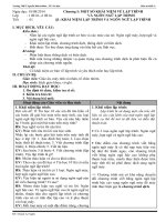 GIÁO ÁN TIN HỌC LỚP 11