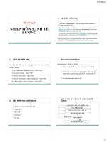 bài giảng kinh tế lượng chương 1 nhập môn kinh tế lượng