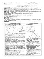 GIÁO AN HÌNH HỌC LỚP 8 CHUẨN KIẾN THỨC KĨ NĂNG