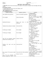 GIÁO ÁN TIẾNG ANH LỚP 7 CHUẨN 3 CỘT