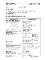 GIÁO ÁN HÌNH HỌC LỚP 9 HỌC KÌ 1