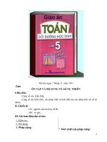 giáo án bồi dưỡng học sinh giỏi toán lớp 5