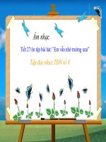 bài giảng âm nhạc 5 tiết 27 ôn tập bài hát em vẫn nhớ trường xưa