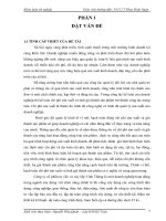 Kế toán chi phí sản xuất và tính giá thành sản phẩm xây lắp tại công ty cổ phần tư vấn và xây lắp Vinh Thăng