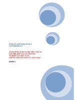 tình hình áp dụng bộ tiêu chuẩn iso 9000:2000 tại các doanh nghiệp việt nam. những thành công và thất bại