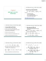 bài giảng kinh tế lượng chương 3 hồi quy tuyến tính bội