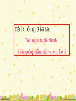 bài giảng âm nhạc 4 tiết 14 ôn tập bài hát trên ngựa ta phi nhanh