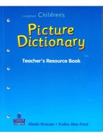 picture dictionary teacher''s resource book