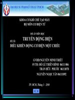 điều khiển động cơ một chiều