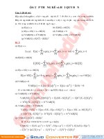 bài tập đáp án kinh tế lượng