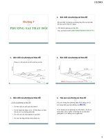 bài giảng kinh tế lượng chương 7 phương sai thay đổi