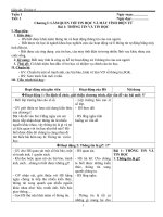 GIÁO ÁN TIN HỌC LỚP 6 CHUẨN