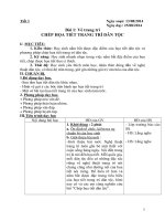 GIÁO ÁN MỸ THUẬT LỚP 6